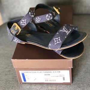 Louis Vuitton Formentera Sandal 365N, 20Bleu